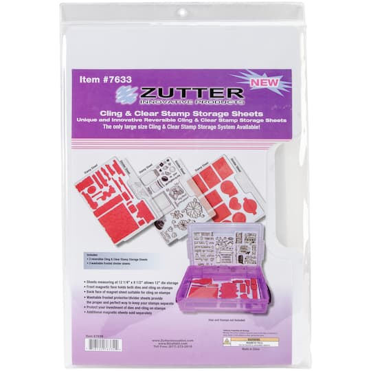 Zutter Cling &#x26; Clear Stamp Storage System Refills
